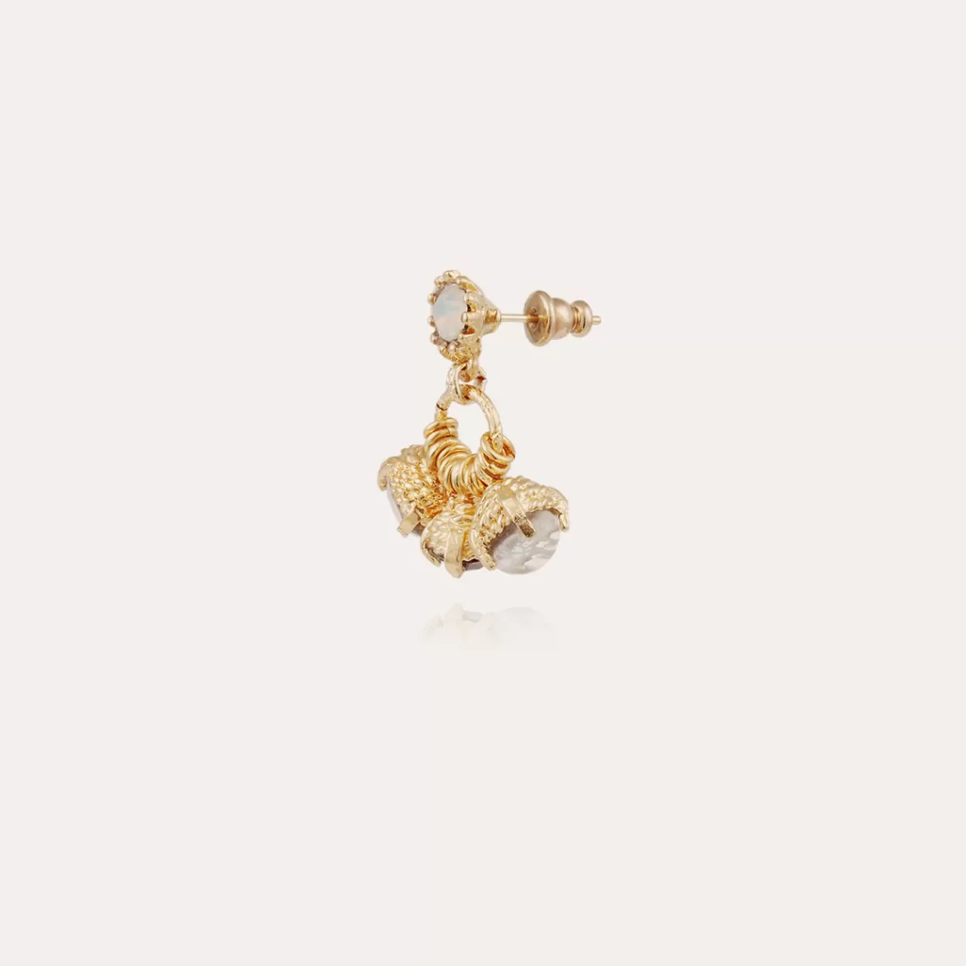 Gas Bijoux Boucles D'Oreilles Lucce Dorees