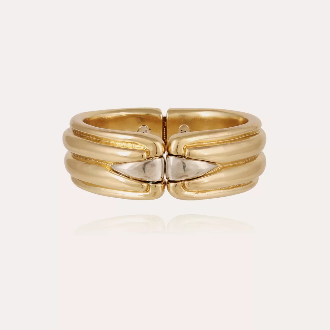 Gas Bijoux Bracelet Ecume Bicolore Dore